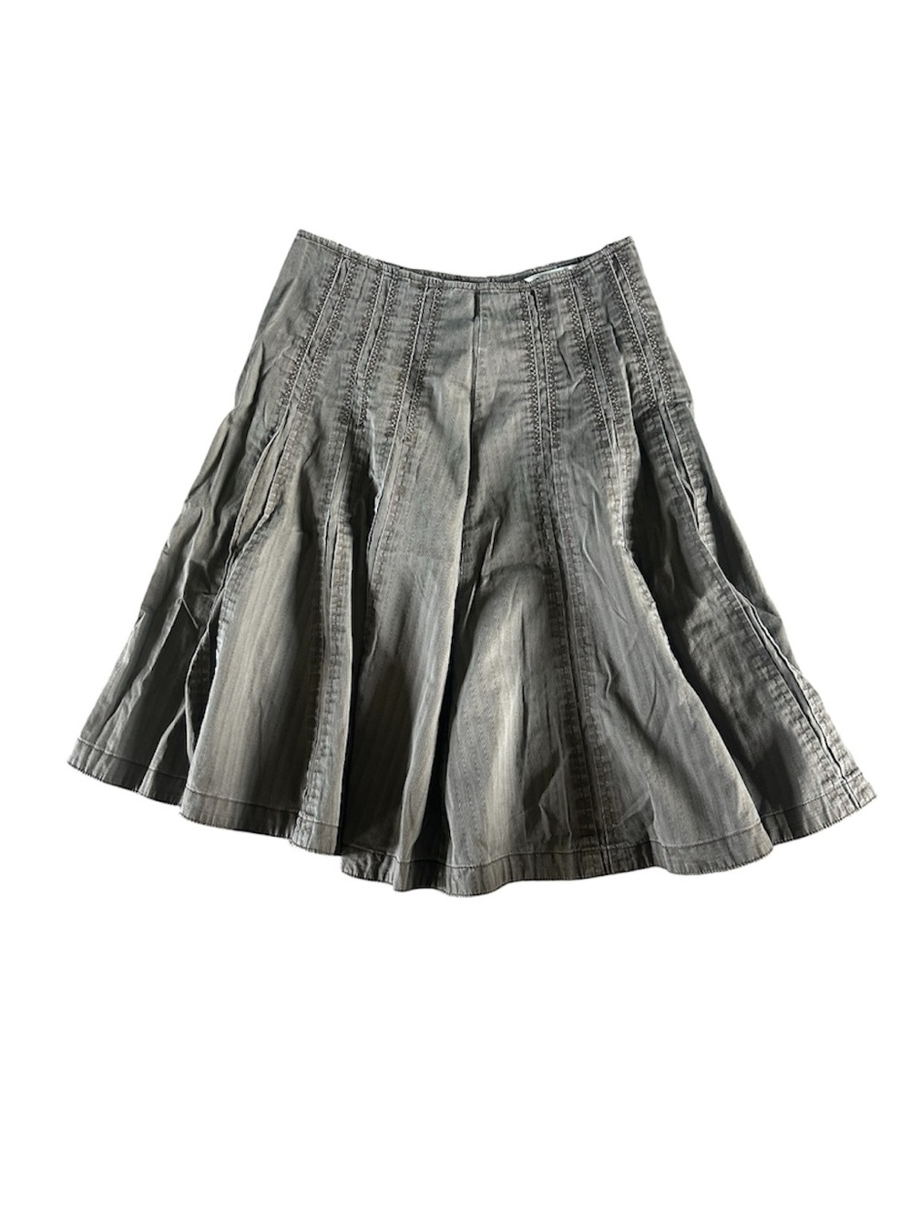 [CAbi] Tan Pleated Skirt Y2K VTG